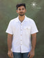 Men’s White Khadi Cotton Shirt