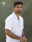 Men’s White Khadi Cotton Shirt