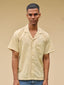 Beige Havana Collared Shirt