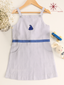 Girl's Blue Strap Dress