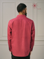 Men’s Maroon Khadi Cotton Full Sleeve Shirt With Welt Pocket