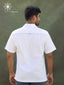 Men’s White Khadi Cotton Shirt