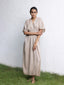 Beige Kaftan Dress