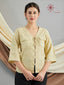 Women’s Khadi Cotton Top With Chest Pockets